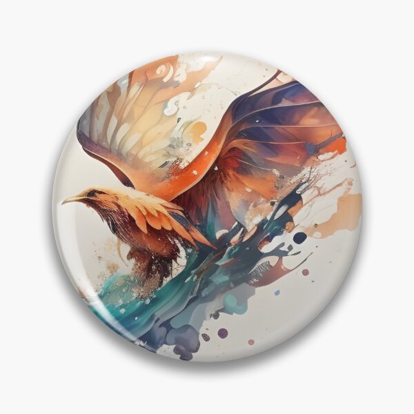 Item preview, rainbow phoenix, colorful bird designed and sold by DEMONIZATOR.