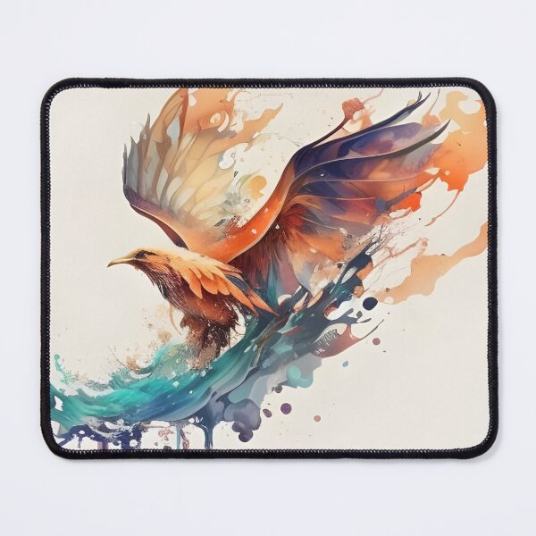 Item preview, rainbow phoenix, colorful bird designed and sold by DEMONIZATOR.