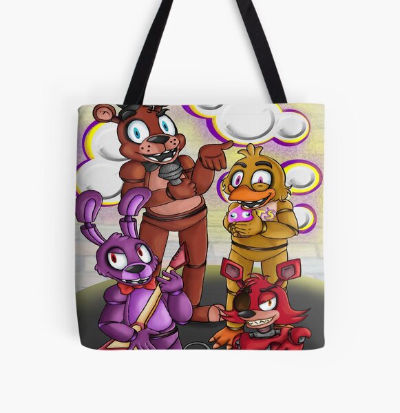 New Fnaf Tote Bag Five Nights At Freddy´s Canvas Bags Anime Shopping Bag  Children's Storage Bag Trendy Gift Bags Art Supplies - AliExpress