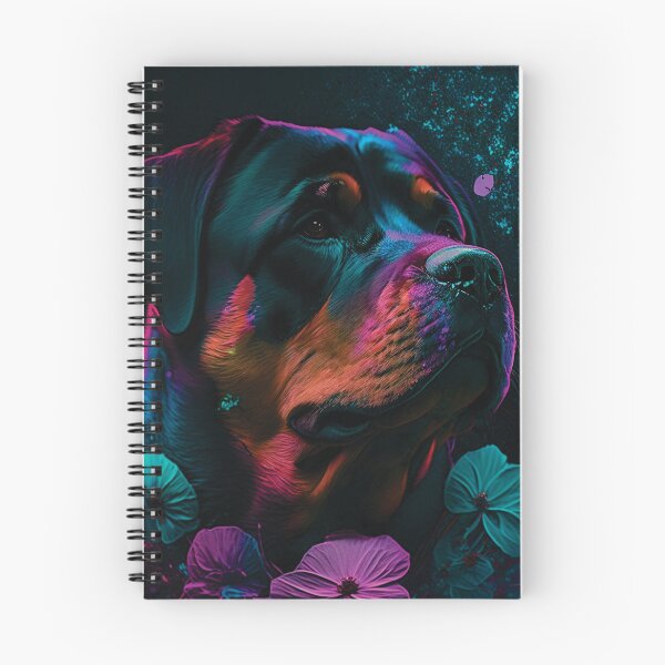 Item preview, Rottweiler stardust portrait designed and sold by HookedOnDogz.