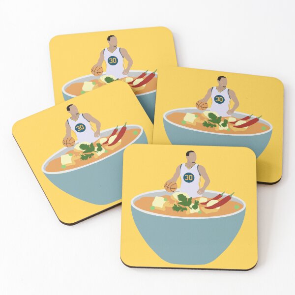 Item preview, Golden State Warrrior's Steph Curry in a bowl of curry designed and sold by xinyuhartshorn.