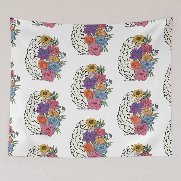 Item preview, Floral Brain 2   designed and sold by sachinhae24.