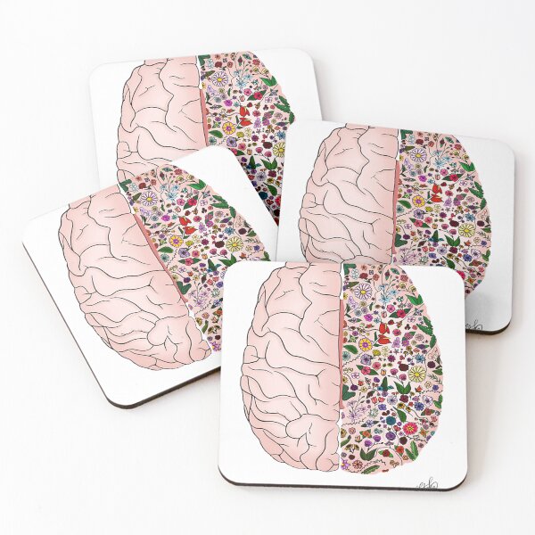 Item preview, Floral brain designed and sold by sachinhae24.