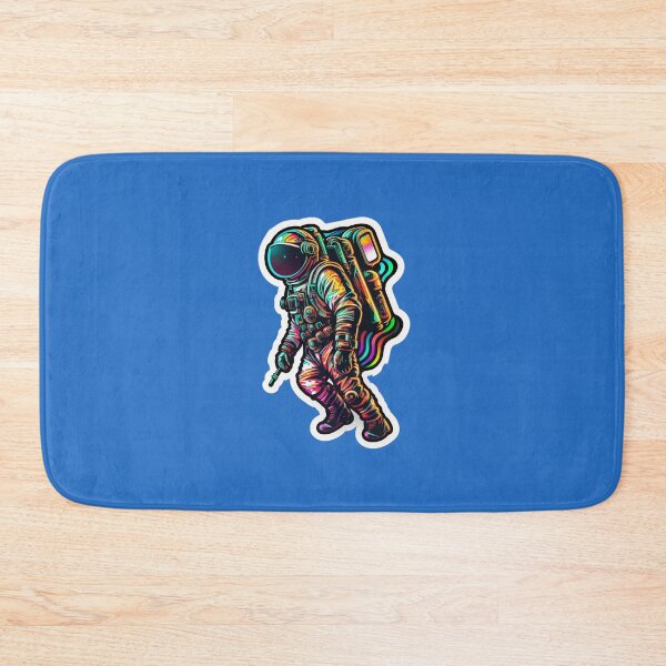 Item preview, Neon Astronaut in Space | Cool Stickers designed and sold by domvito.
