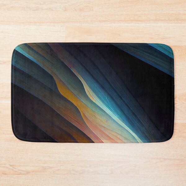 Item preview, muted rainbow pattern shafts of light designed and sold by artfullyprompt.