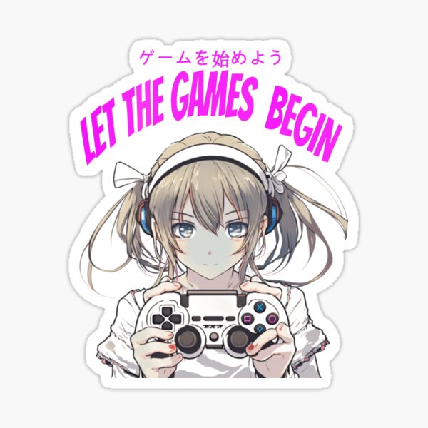 Let The Games Begin Stickers for Sale