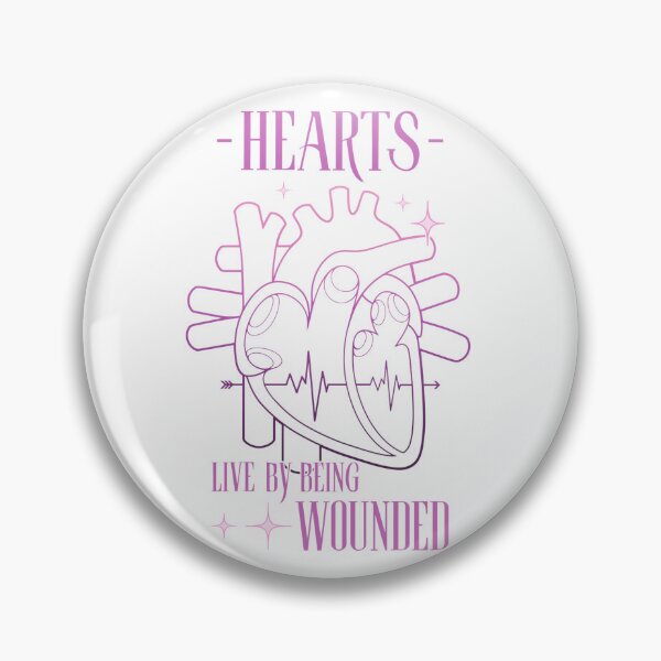Item preview, Hearts Live By Being Wounded (Anatomical Human Heart with a Quote by Oscar Wilde)  designed and sold by ObsidianDaz.