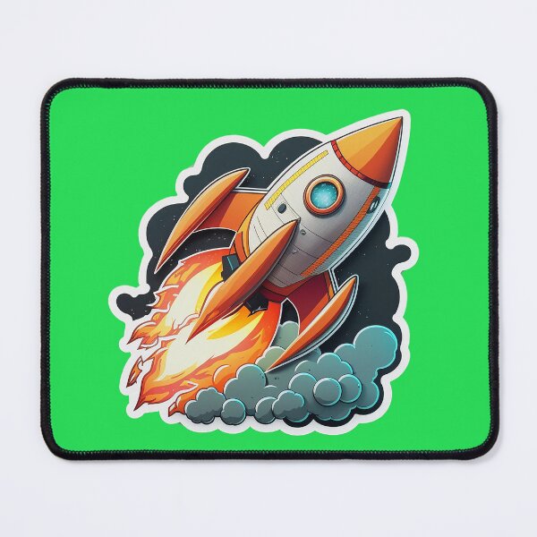 Item preview, Rocket Ship Blast Off | Space designed and sold by domvito.