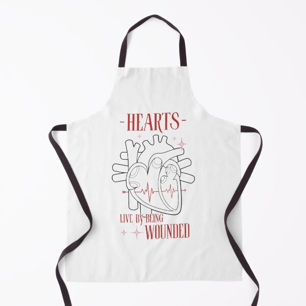 Item preview, Hearts Live By Being Wounded (Anatomical Human Heart with a Quote by Oscar Wilde) designed and sold by ObsidianDaz.