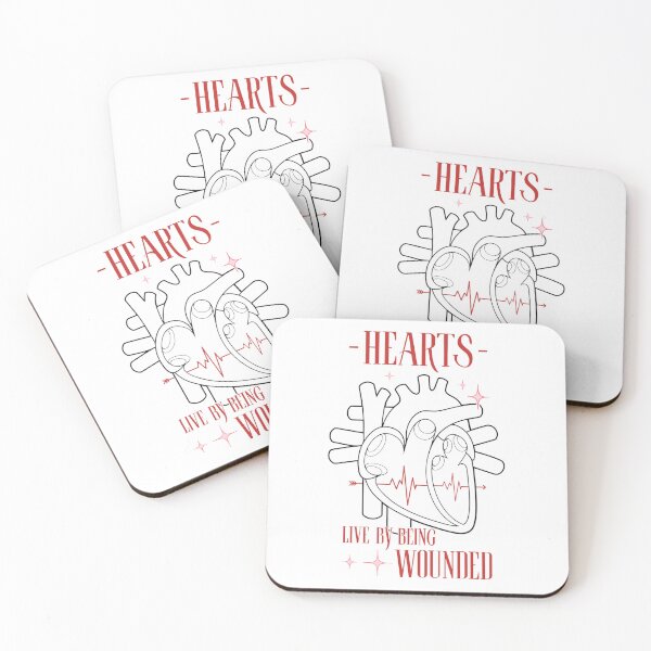 Item preview, Hearts Live By Being Wounded (Anatomical Human Heart with a Quote by Oscar Wilde)  designed and sold by ObsidianDaz.