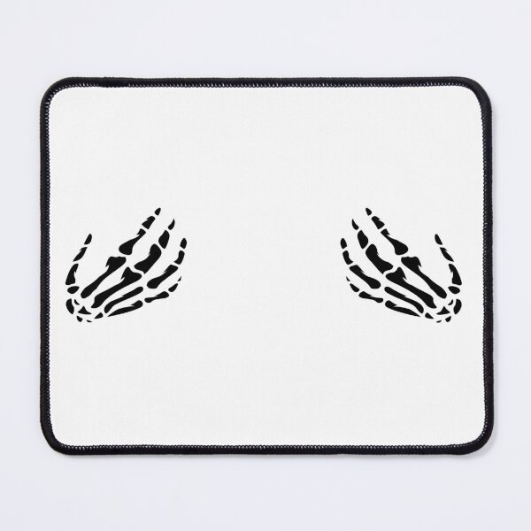Item preview, Skelton Hand Boobies designed and sold by AllPunAndGames.