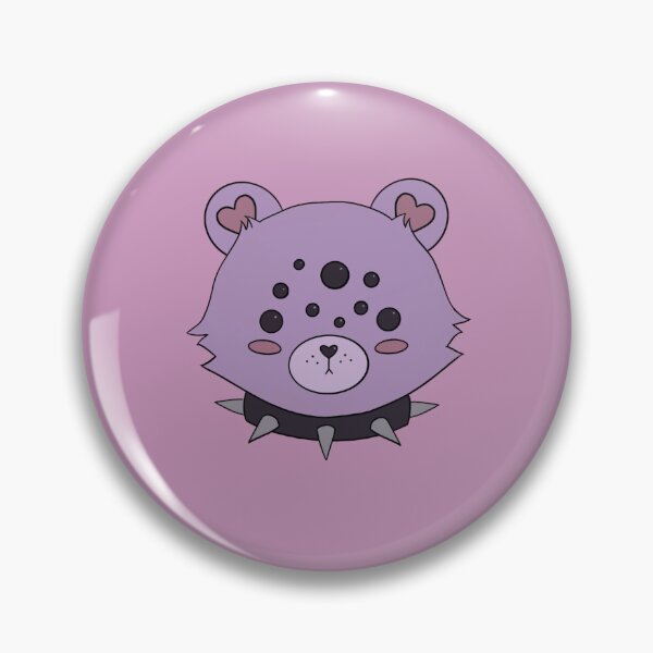 Item preview, lilac creepy pastel bear designed and sold by kaseee.