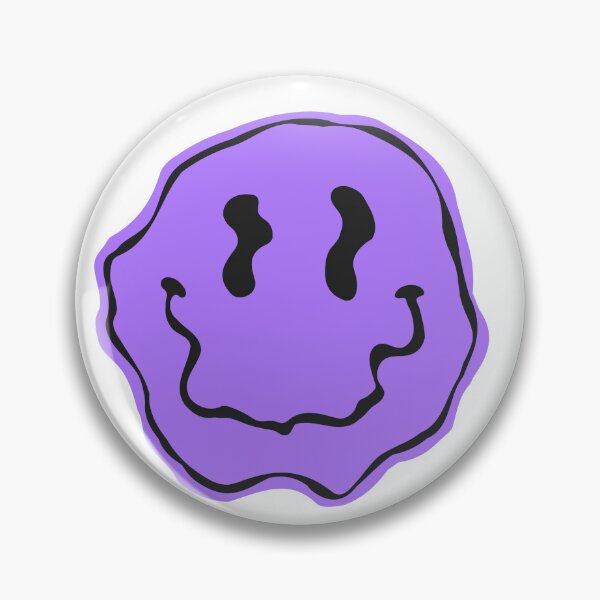 Item preview, Purple Smiley Retro Boobies designed and sold by AllPunAndGames.