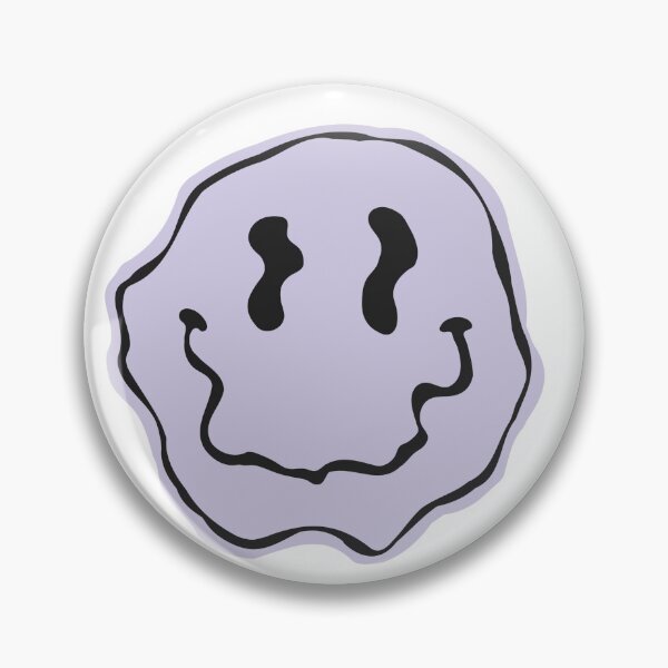 Item preview, Lavender Smiley Retro Boobies designed and sold by AllPunAndGames.