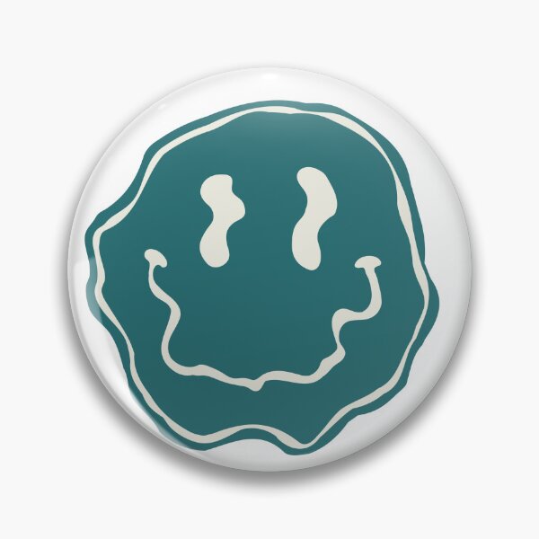 Item preview, Teal Smiley Retro Boobies designed and sold by AllPunAndGames.