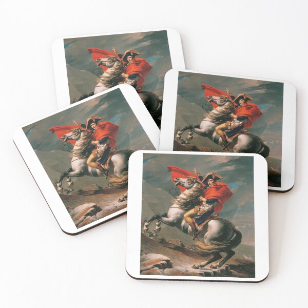 Item preview, Napoleon Crossing the Alps Painting by Jacques-Louis David designed and sold by quackynaut.