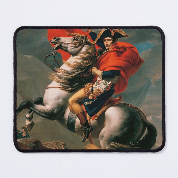Item preview, Napoleon Crossing the Alps Painting by Jacques-Louis David designed and sold by quackynaut.