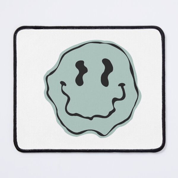 Item preview, Pastel Teal Smiley Retro Boobies designed and sold by AllPunAndGames.