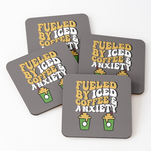 Item preview, Fueled By Coffee And Anxiety designed and sold by RockBeeDesigns.