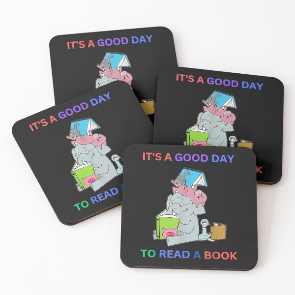 Item preview, It's a good day to read a book elephant and piggie men women T-Shirt designed and sold by Dragon-Copeha.
