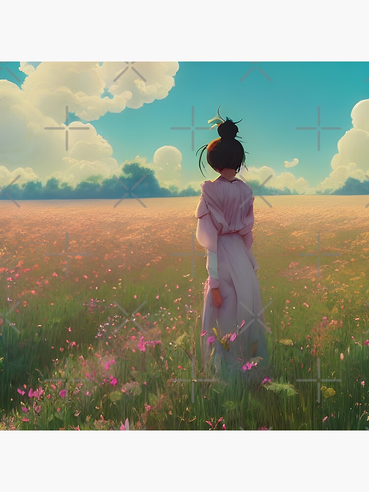 Anime Dandelion Flowers GIF | GIFDB.com