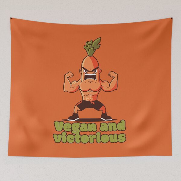 Item preview, Vegano y victorioso - Сarrot Athlete designed and sold by RoboRaphael.