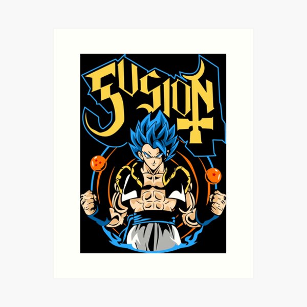 Goku Vegeta Fusion Art Prints for Sale