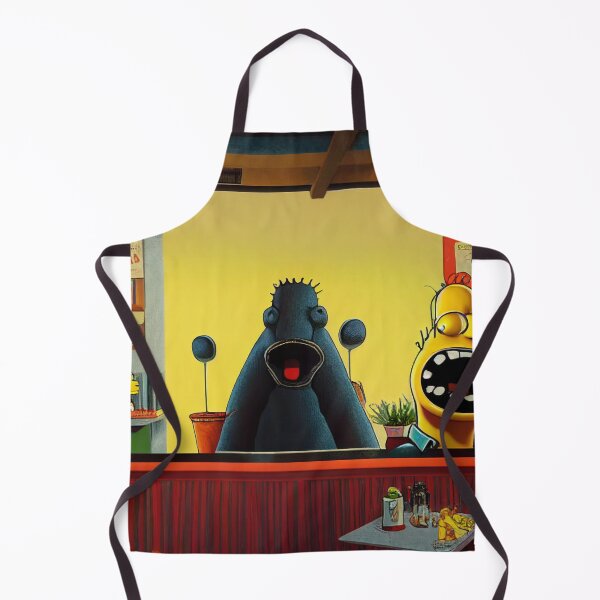 Aperçu de l'œuvre Scène de bar pop art moderne créée et vendue par osssoconcept.