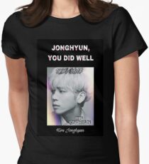 Jonghyun, You Did Well #2 Women's Fitted T-Shirt