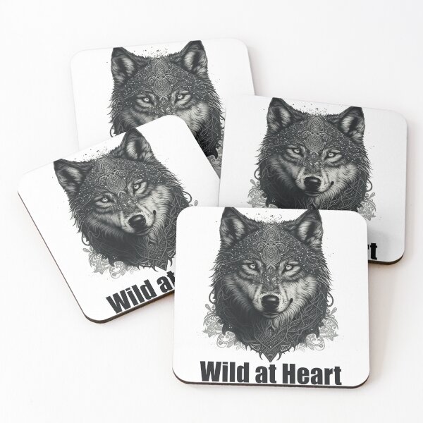 Item preview, Wild at Heart Wolf Design designed and sold by Blend  & Shine.