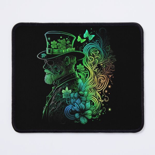 Item preview, Full Length Portrait Of A Long Beard Man With Top Hat, St. Patrick Day designed and sold by digitaldreamHD.