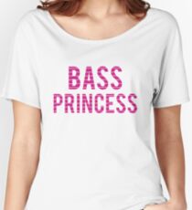 Bass Princess - Love Bass Musical Women's Relaxed Fit T-Shirt