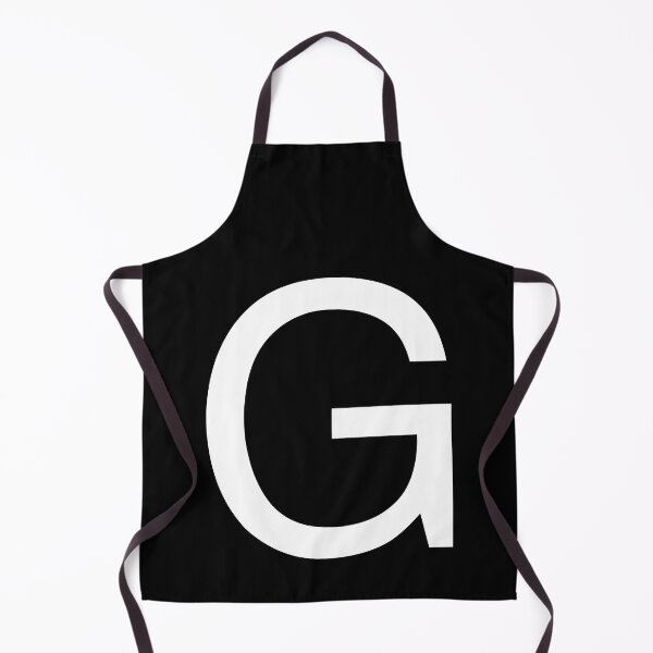 Item preview, Helvetica G in white designed and sold by winterwinter.