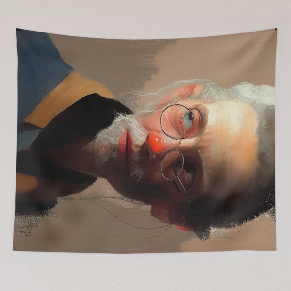 Item preview, Abstract Portrait of a Man designed and sold by aiko-art.
