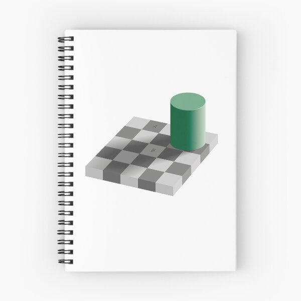 Item preview, Checkerboard Shadow Optical Illusion  designed and sold by quackynaut.