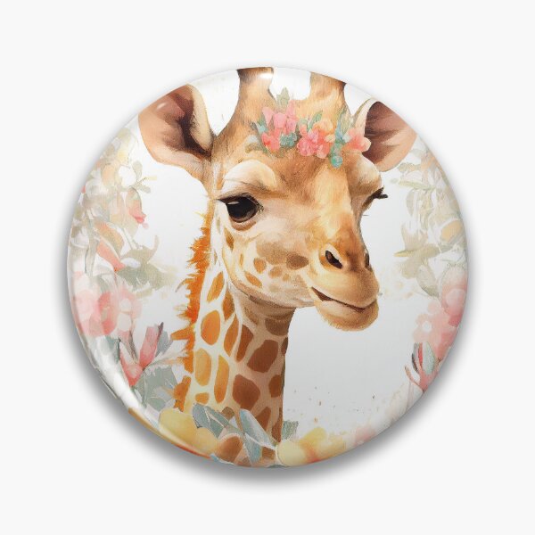 Artikelvorschau, "Graceful Giraffe: Ein Aquarellporträt" entworfen und verkauft von graphy K.