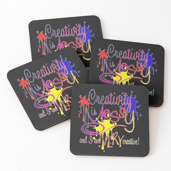 Item preview, Creativity Is Messy Typography designed and sold by InkspirationGraphics.