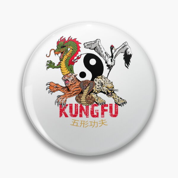 Item preview, Cartoon Character Kung Fu Animals Kungfu Styles Dark Red designed and sold by TaylormaryzArts.