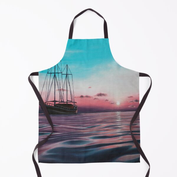 Item preview, Sailing Boat at Sunset designed and sold by EMHaleART.