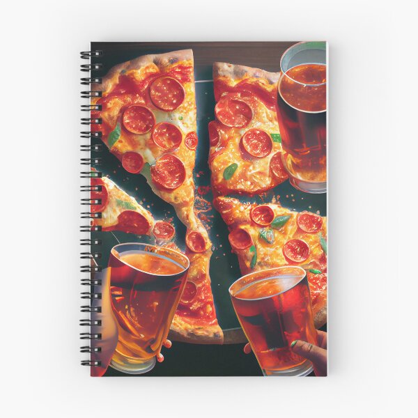 Item preview, Cheers to Pizza Night Digital Painting designed and sold by CodeAndColors.
