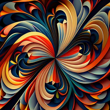 Vorschaubild zum Design Vivid Pattern Digital Painting von CodeAndColors