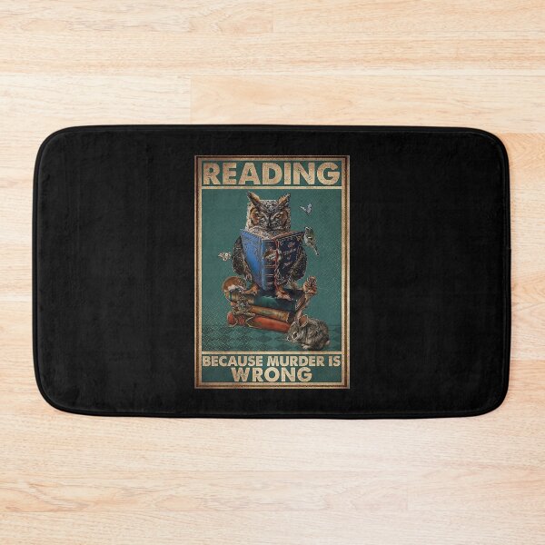 Item preview, Book Reading Because Murder Is Wrong designed and sold by Delmonico2022.
