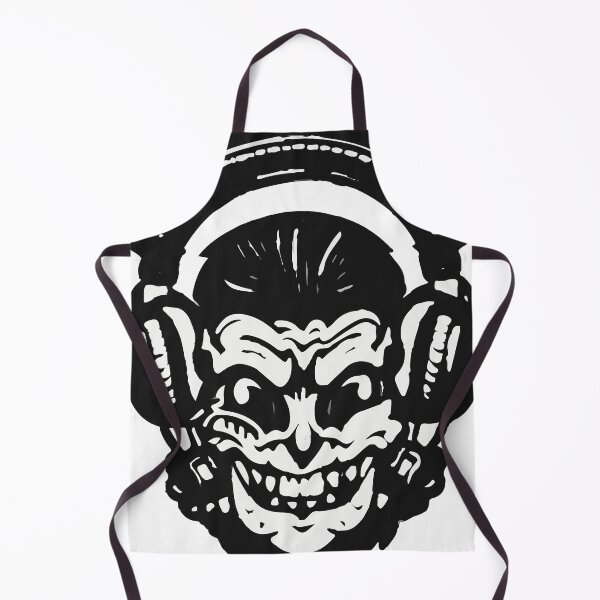 Item preview, Monkey demon with headphones designed and sold by designmadeasy.