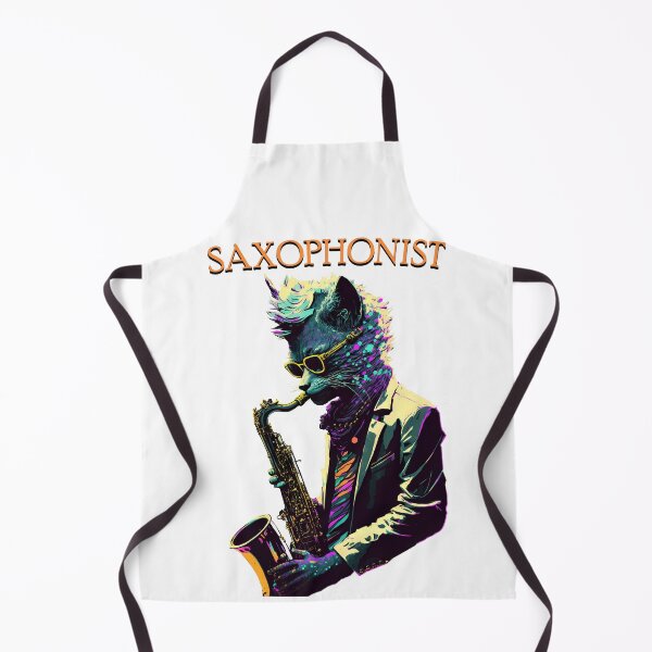 Item preview, Saxophone Cat | Pop Art | Jazz Saxophonist designed and sold by mtperspective.
