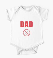 I am a DAD against VAPING! One Piece - Short Sleeve
