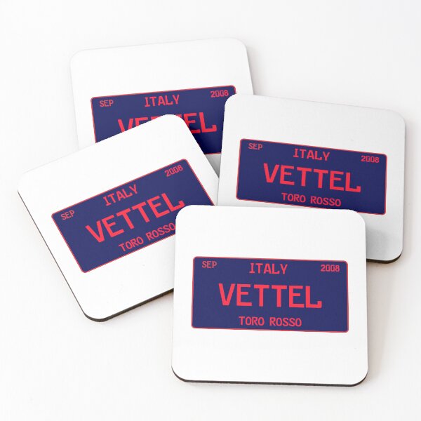 Item preview, Sebastian Vettel first win license plate white designed and sold by ff1merch ..