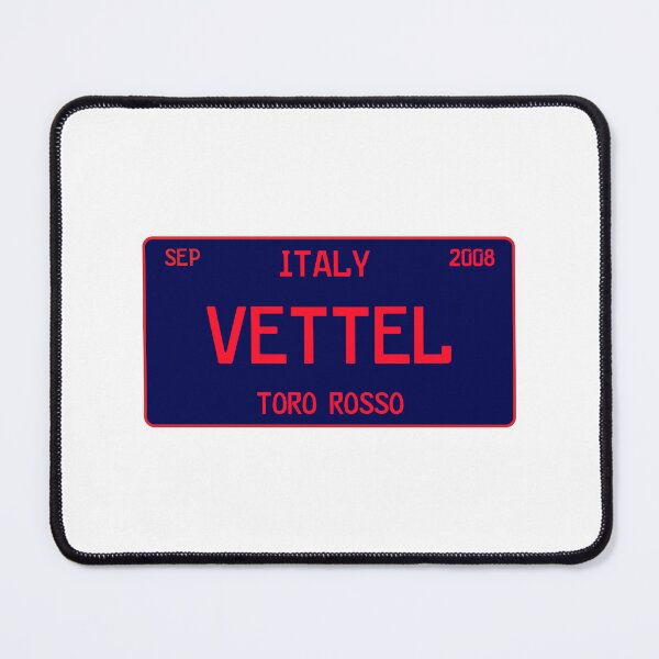 Item preview, Sebastian Vettel first win license plate white designed and sold by ff1merch ..