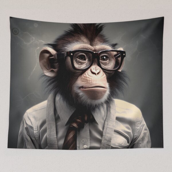 Item preview, Cute Monkey - Employee of the Week designed and sold by AgitProPrints.