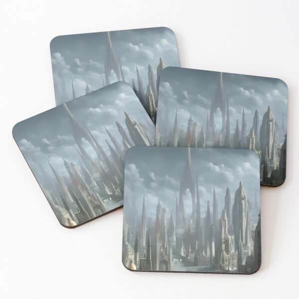 Item preview, Fantasy City Tall Buildings Cityscape designed and sold by VersoShopping.