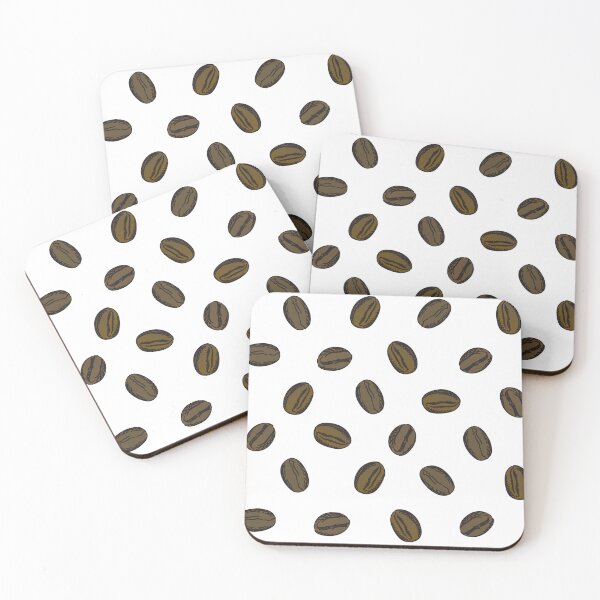Item preview, Coffee bean pattern designed and sold by zon-.
